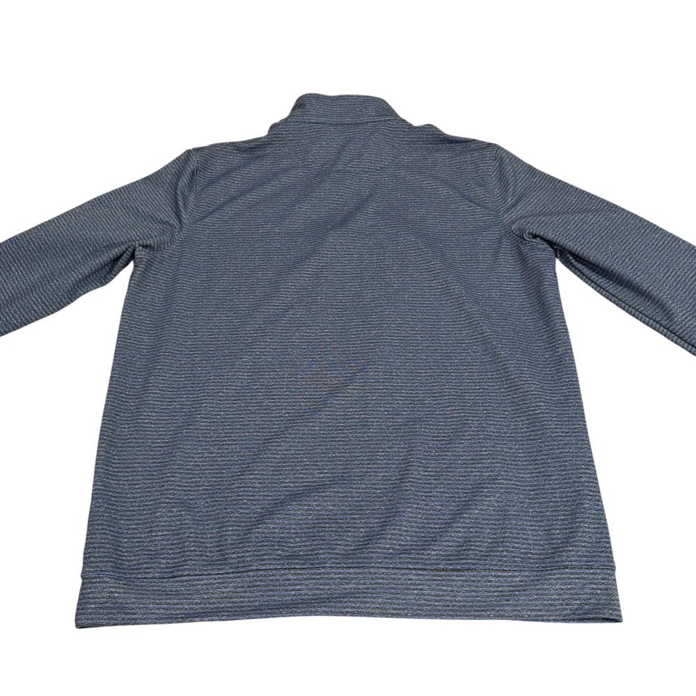 Simply Southern Mens Blue Striped Quarter Zip Pullover Sweater Size Large - Picture 5 of 10